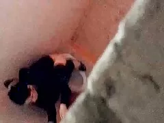 آسیای داغ در جوراب ساق بلند ماهی ، عکس کیرتوکس وکون مردی طاس fucks می کند