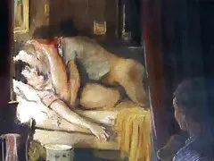 دختر ویدویسکسی جلوی آینه سرگرم کننده است